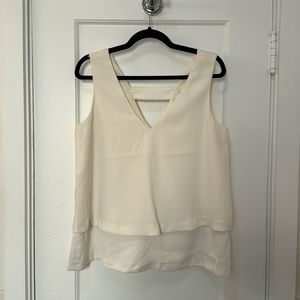 Banana Republic - sleeveless white blouse - Size M